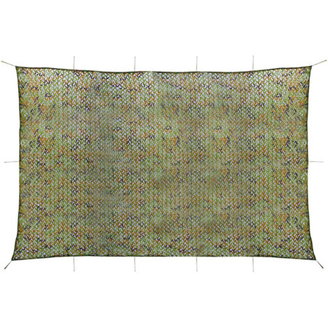 Tarnnetz mit Aufbewahrungstasche 4x5 m Grün