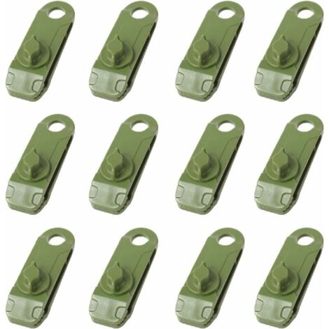 Tarp Clips, Plastic Camping Tent Clips, Small Eyelet Clips for Awnings, Garden Shade Sails, Outdoor Activities