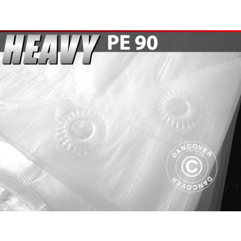 DANCOVER Tarpaulin 2.5x3.6 m, PE 90 g/m², Translucent