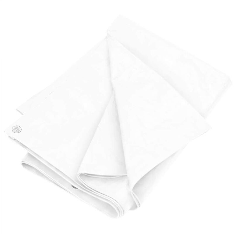 Vidaxl - Tarpaulin 180 G/m² 3x4 M White Hdpe