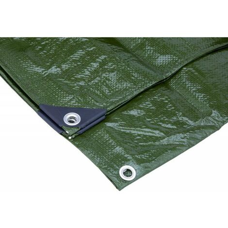 Tarpaulina textil 2 x 3 m 140 g / m² verde