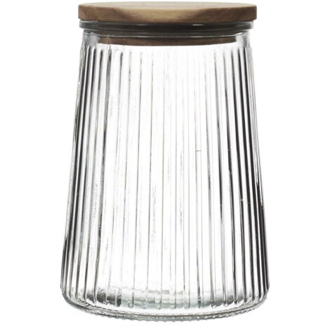 Tarro de acacia para almacenamiento de 950 ml