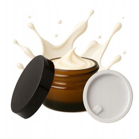 Tarro de vidrio marr贸n con vidrio oscuro 20 g 20 ml para muestras de cosm茅ticos en crema