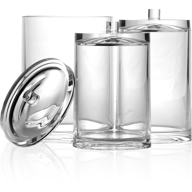 

Tarro organizador cosmético Trio Clear - Pukkr