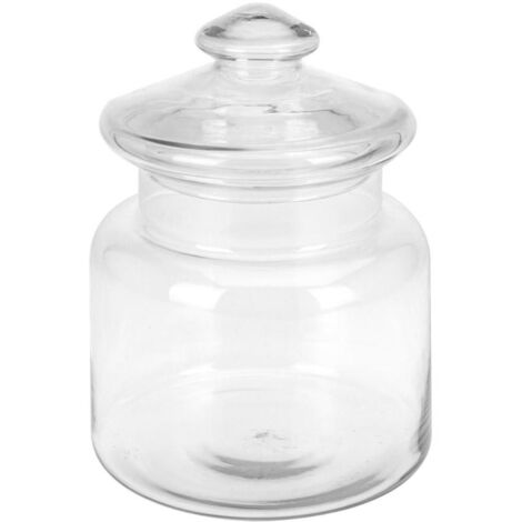 TARRO VIDRIO TAPA 19x19 CM