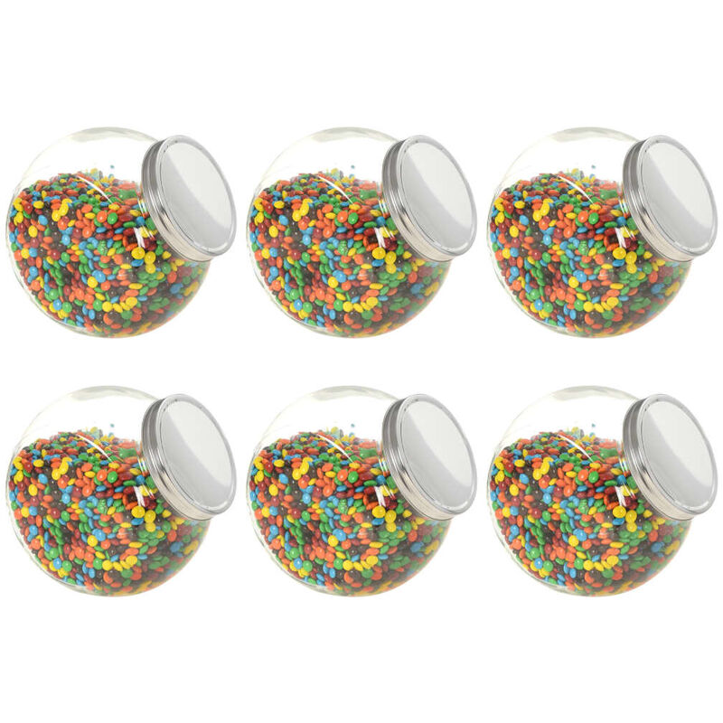

Tarros de caramelos 6 unidades 10,5x12x17 cm 2200 ml