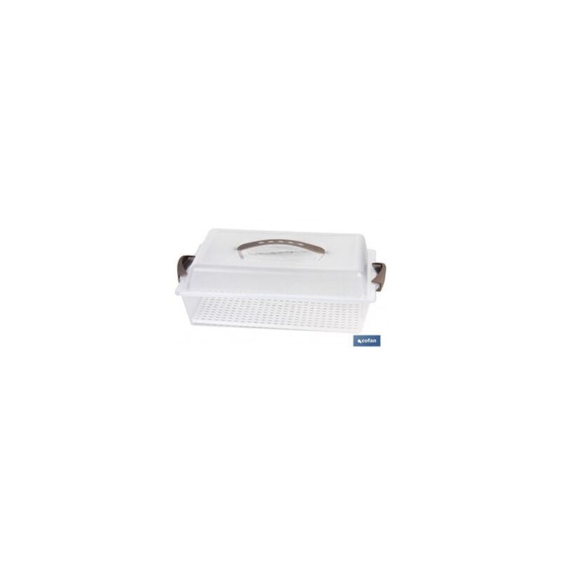 

Tartera rectangular pavlova opaca asas crema 38x28x13cm