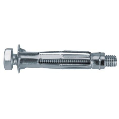 Tarugo Molly metálico de expansión para paredes huecas con tornillo M8 8x55 - Caja de 50