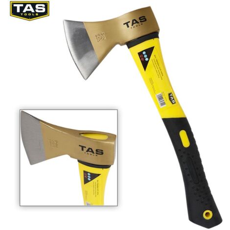 TAS Universal-Axt 600g Kopfgewicht Kopf aus Stahl Holz hacken Garten