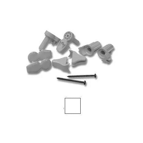 Tasca a cerniera con coperchi YOUNG A-R-PENTAGONO-AURORA 3 Bianco