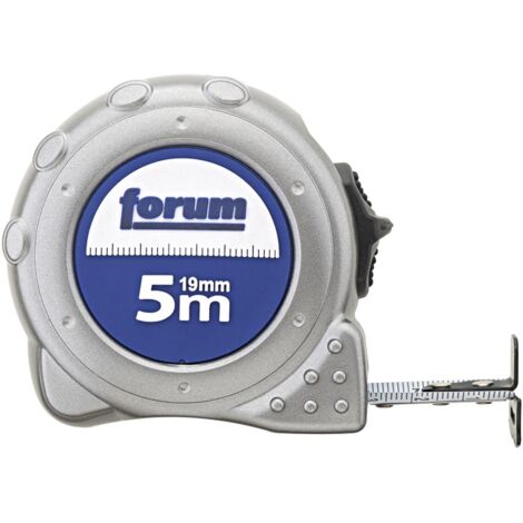 Taschenbandmaß Stahlband 5 m x 19 mm FORUM