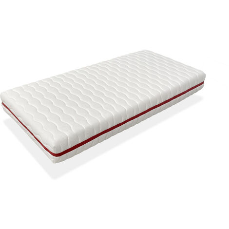 Dmora Luxury Relax Matratze für anderthalb Quadrate, Struktur mit  Taschenfedern und Memory Foam, orthopädisch mit starrer