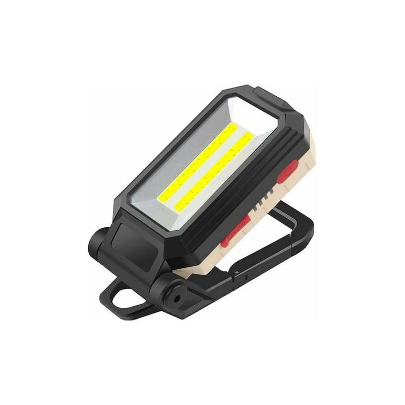 Taschenlampe LED Arbeitslicht Taschenlampe, 10W LED Flutlicht Wiederaufladbares tragbares Inspektionslicht Magnetische Taschenlampe mit USB für