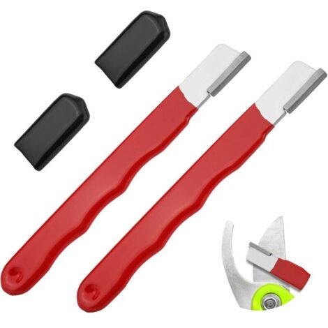Taschenmesserschärfer, Premium-Gartenwerkzeugschärfer aus Wolframstahl, Mehrzweckschärfer für Gartenscheren, Beile, Sicheln, Zaunscheren