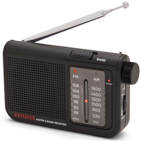 Taschenradio mit fmam schwarz