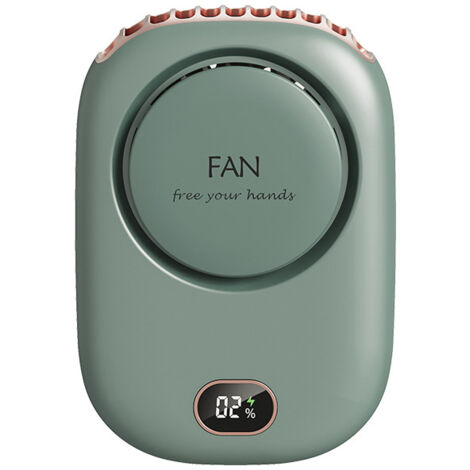Taschenventilator, tragbarer Ventilator, blattloser Ventilator, Grün