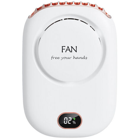 Taschenventilator, tragbarer Ventilator, Ventilator ohne Rotorblätter, weiß