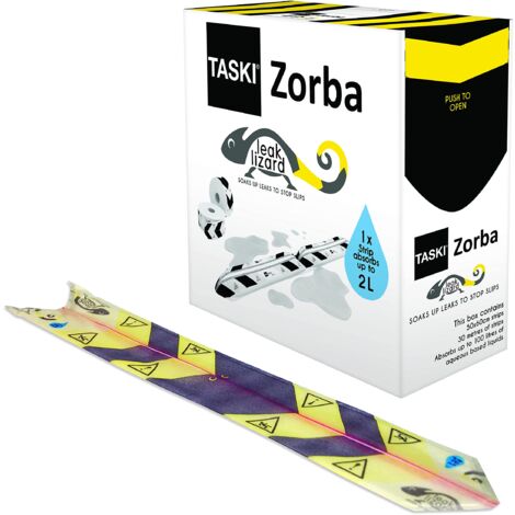 TASKI 7523269 Diversey Zorba - Strisce di contenimento per lucertola, in scatola