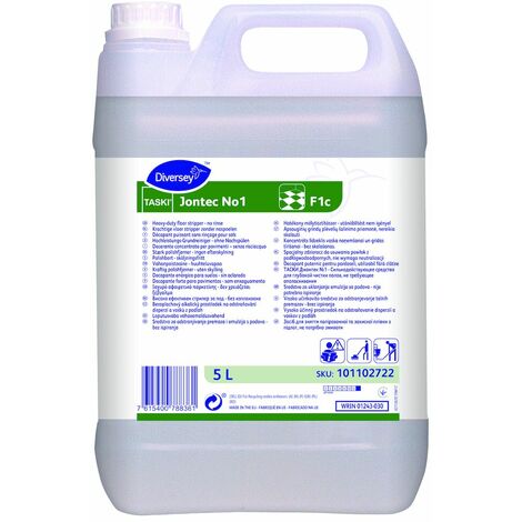 TASKI Jontec No1 F1c Ã¢â‚â€œ 5L - DÃƒÂ©capant puissant sans rinÃƒÂ§age pour sols