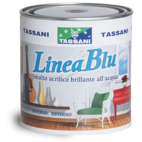 Tassani Linea Blu Smalto Acrilico all'acqua Brillante 750 ml