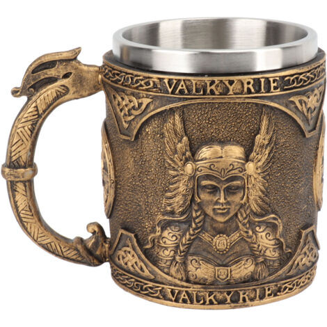 Tasse à Bière en Acier Inoxydable Double Paroi avec Motif Pirate Résistante à la Haute Température