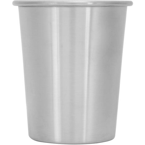 Tasse à bière portable en acier inoxydable 304 antidérapante pour maison et extérieur (230ml)