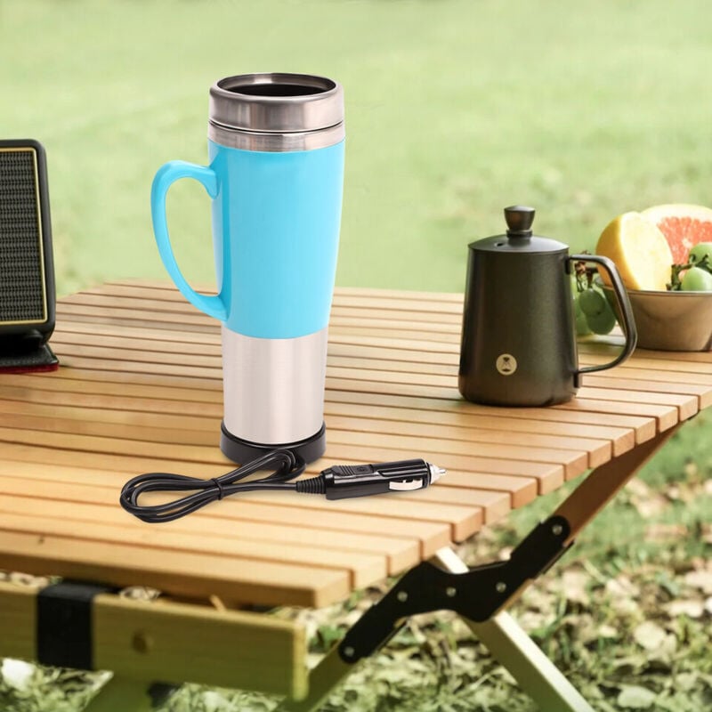Senderpick - Tasse à café de voiture Chauffage Tasse Bouilloire Voyage Thermos led