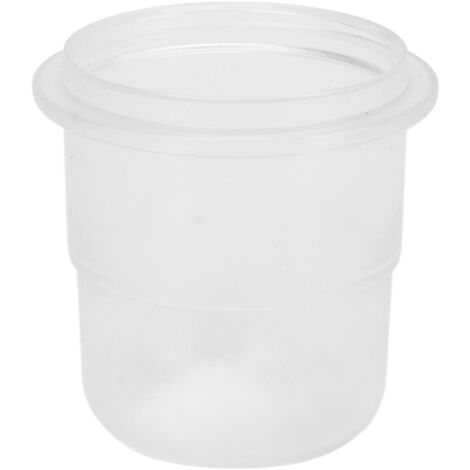 Tasse à café doseuse 58mm anti-fuite en plastique transparent givré pour machine à café, maison et boutique