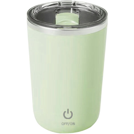 Tasse à café magnétique automatique lavable de 350mL avec revêtement intérieur en acier inoxydable pour lait et boissons