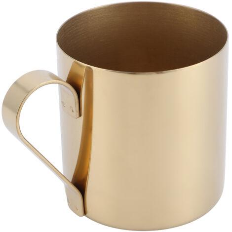 Tasse à Cocktail 400ml en Acier Inoxydable 304, Mug à Bière et Café, Récipient à Boire Doré pour Bar