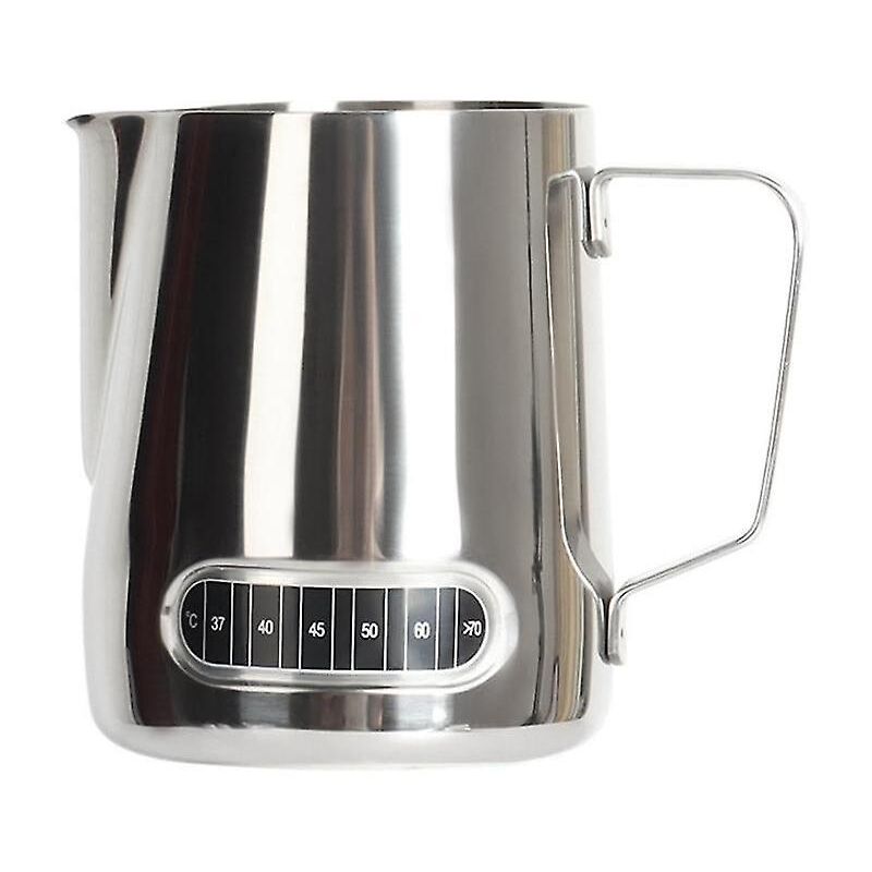 Tasse à fleurs en acier inoxydable Tasse à mousse de lait fantaisie Réservoir à fleurs à tirette à bouche pointue