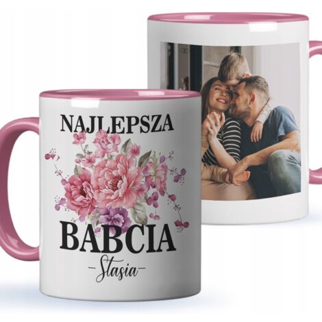 Tasse als Geschenk zum Großelterntag für Ihre geliebte Oma + Name + Foto