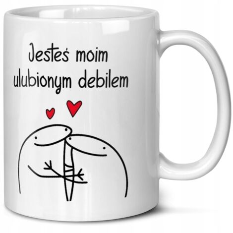 Tasse als Valentinstagsgeschenk für einen Mann: Du bist mein Lieblingsidiot