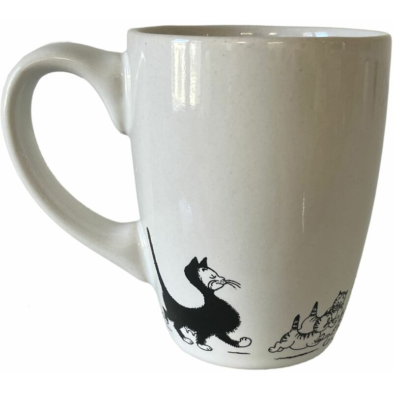 Tasse arrondie Promenade en famille - Chat de Dubout