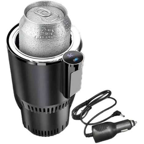 Tasse chauffante et glacière pour voiture, réfrigérateur de voiture portable, refroidisseur et chauffe-tasse