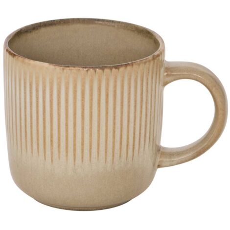 Tasse Chloe beige L12xp8,8xH9cm - Atmosphera créateur d'intérieur