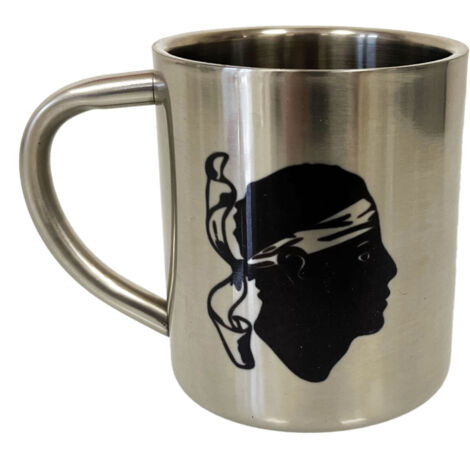 Tasse corse en inox double paroi  200 ml