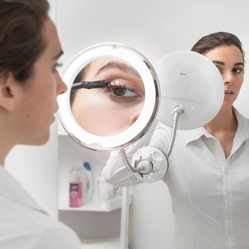 InnovaGoods - Miroir de maquillage avec loupe et LED, One Size