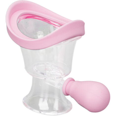 Tasse de lavage oculaire en silicone, contrôle précis pour fatigue visuelle et résidus de maquillage, kit de nettoyage réutilisable, rose.