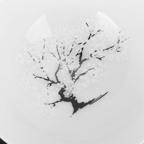 Tasse de Thé Japonais [Tasse Céramique] + [Tasse Sakura] + [Changement de Couleur à l'eau] + [70ml, Blanche/Pink, 130g]