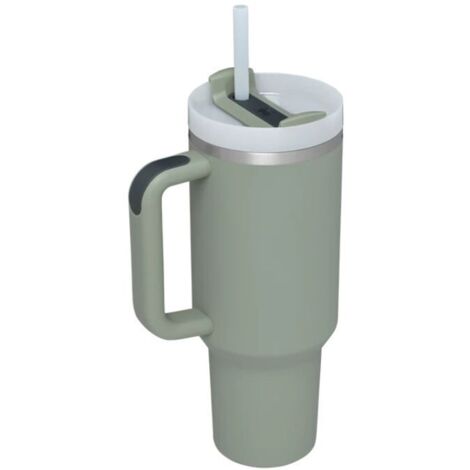 Tasse de voiture avec poignée de 40 oz, tasse isolée en acier inoxydable 304, tasse à glace, tasse de voiture isolée chaude et froide