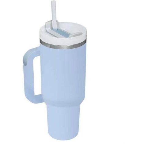 Tasse de voiture avec poignée de 40 oz, tasse isolée en acier inoxydable 304, tasse à glace, tasse de voiture isolée chaude et froide