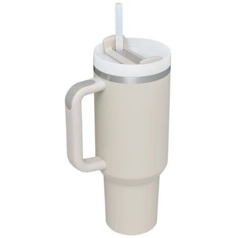 Tasse de voiture avec poignée de 40 oz, tasse isolée en acier inoxydable 304, tasse à glace, tasse de voiture isolée chaude et froide