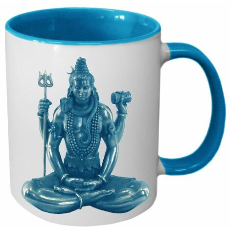 Mug Céramique Shiva Bleu - Création CBKreation, Tasse Originale
