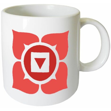 Tasse en céramique Chakra racine by Cbkreation