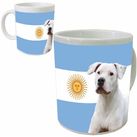 Tasse en céramique Chien Argentin Cbkreation