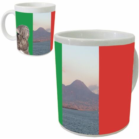 Tasse en céramique Chien Napolitin Cbkreation