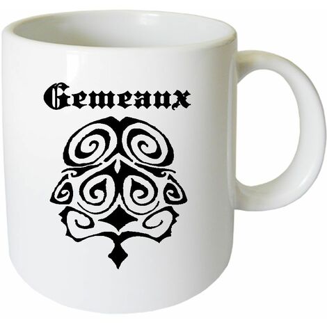 Tasse en céramique Gémeaux Cbkreation