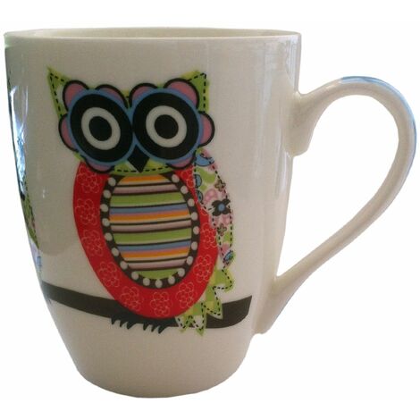 Tasse en céramique Hiboux