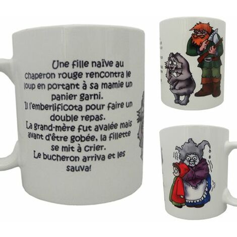 Tasse en céramique Les Kontakati Cendrillon Cbkreation